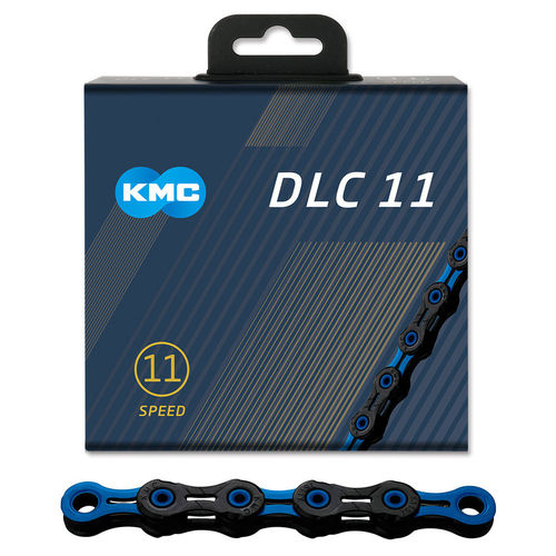 Ketju 11-v KMC DLC11, Black/Blue, 118L
