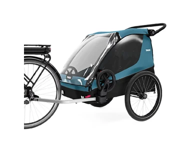10102001 Lastenkuljetusperaekaerry THULE Courier sininen Aegean Blue ebikeparts 1 image
