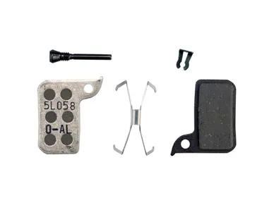 00_5318_010_003_SRAM_Disc_brake_pad_Set_for_Road_Level_Ultimate_TLM_For_Road_Level_Ultimate_TLM_Organic_pad_Quiet_Aluminium_plate_1_set_2_pads image