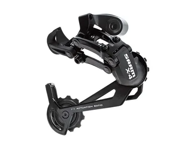 00.7515.033.000_Takavaihtaja_SRAM_X4_pitkae_haekki_musta_7_8_v_Polkupyoeraen_varaosat_verkkokaupasta_www_ebikeparts_fi image