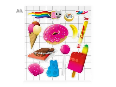 4260549141978 Reflective sticker KID set sweets reflective berlin heijastin heijastintarra pyoran heijastin 4 image