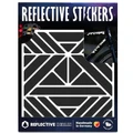 4260549145020 Reflective sticker Shapes Delta black reflective berlin heijastin heijastintarra pyoran heijastin