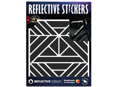 4260549145020 Reflective sticker Shapes Delta black reflective berlin heijastin heijastintarra pyoran heijastin kuva