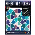 4260549145136 Reflective sticker Shapes kites darts vitrail tarra reflective berlin heijastin heijastintarra pyoran heijastin