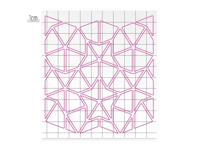 Reflective sticker Shapes kites darts harlequin vitrail amber tarra reflective berlin heijastin heijastintarra pyoran heijastin 4 image