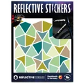 4260549145143 Reflective sticker Shapes kites darts amber tarra reflective berlin heijastin heijastintarra pyoran heijastin