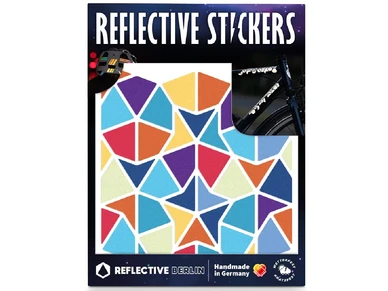 4260549145129 Reflective sticker Shapes kites darts harlequin tarra reflective berlin heijastin heijastintarra pyoran heijastin kuva