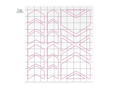 Heijastintarrat Chevrons reflective berlin heijastin heijastintarra pyoran heijastin image