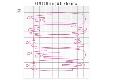 Vanneheijastintarra Smudge Laadukkaat Reflective Berlin heijastintarrat polkupyoraan ebikeparts3 image