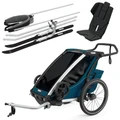 10202021 1 Thule lastenkuljetusperakarry Chariot Cross 1 hiihtopaketti vaelluspaketti chariot istuinpehmuste