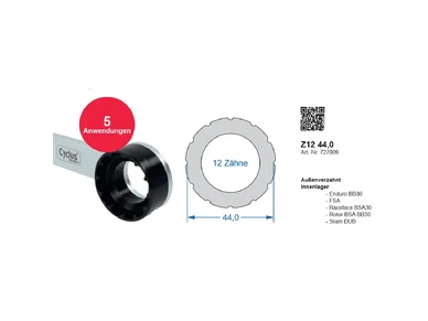 Cyclus Tools 727009 POWER TOOL Z12 44 0 keskion avaustyokalu kuva