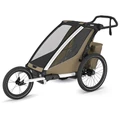 10201036 Lastenkuljetusperakarry THULE Chariot Cross 2 single Faded Khaki Thule pyorakarryt ja Thule varusteet 1