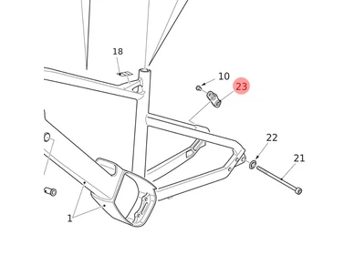 Fantic B0100337005 Fantic Takavaihtajan korvake FAT LIVING XF2 kuva