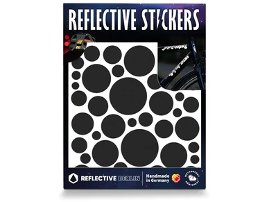 4260549145174 Heijastintarrat Bubbles Black Reflective Berlin ebikeparts fi kuva