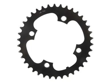 356204_Ketjuratas_E-bike_36h_BCD104_teraes_musta_ebikeparts kuva