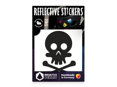 DECALS Heijastintarra   Paeaekallo ebikeparts black kuva