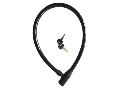 45-112_Vaijerilukko_Cavo_6_65cm_musta_ebikeparts kuva
