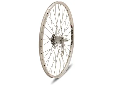 46009_Helkama_takapyoerae_21-559_Shimano_1v_jalkajarru_36P_Peruspyoeraen_takapyoerae_Shimano_1v_jalkajarrullisella_navalla image