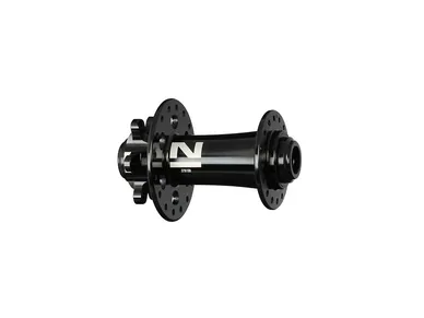 51230_Etulevyjarrunapa_NOVATEC_32r_6-pultti_2x1_15x100mm_laepiakselille_musta_ebikeparts kuva