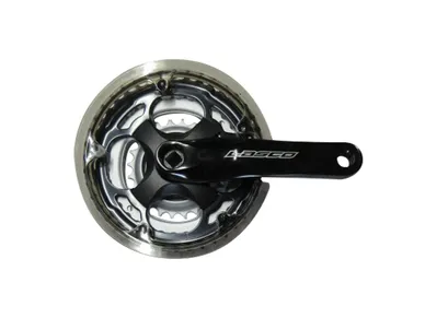 60322_Kampipari_LASCO_42-34-24_152mm_alu_nelikantti_118mm_patukka_ketjusuojamusta_ebikeparts kuva