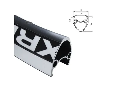 62813_Vanne_ALEX_28_17-622_AT470_28r_musta_koneistettu_jarrupinta_tubeless-ready_ebikeparts kuva