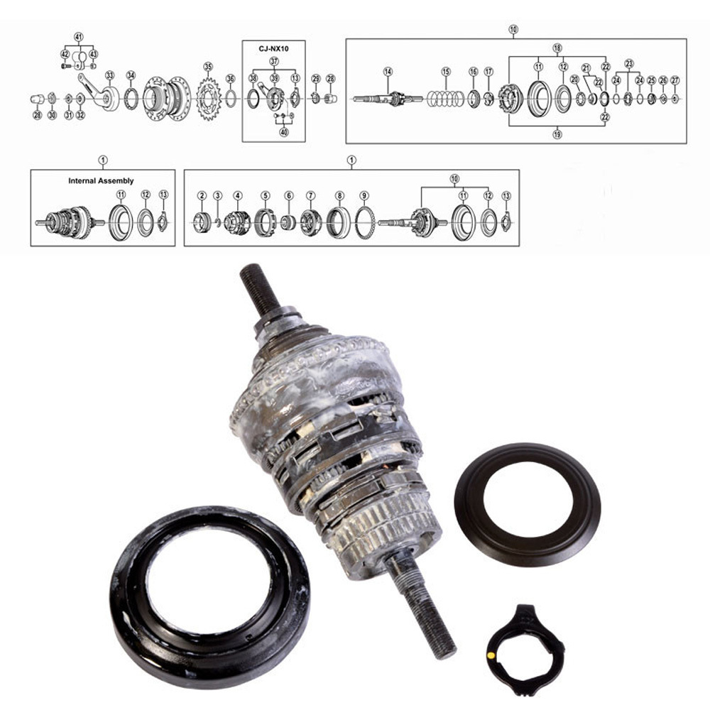 SHIMANO NEXUS 7 V SG 7C30 sisakokoonpanosarja