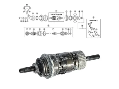 64300_SHIMANO_Nexus_3-v_SG-3C41_sisaekokoonpanosarja_ebikeparts kuva