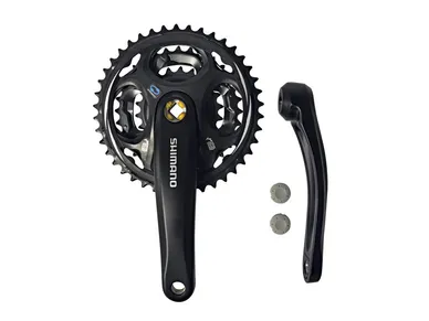 66672_Kampipari_SHIMANO_FC-M311_42_32_22_170mm_alu_syvyys_5mm_musta_ebikeparts kuva