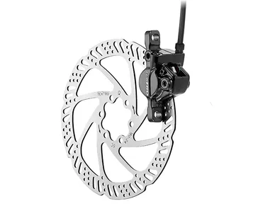 67000_Levyjarru_hydraulinen_etu_TEKTRO_HD-M285_800_mm_ilmattu_sis._jarrulevyn_160mm_ebikeparts kuva