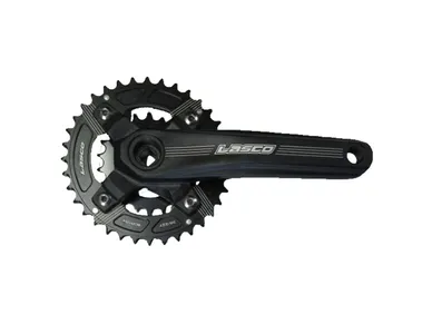 69505_Kampipari_LASCO_36_22_170_mm_alu_nelikantti_musta_ebikeparts kuva