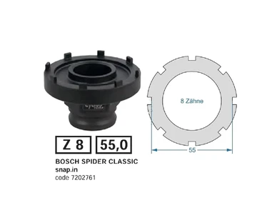 CYCLUS TOOLS Bosch 7202761 Bosch eturatasavain kuva