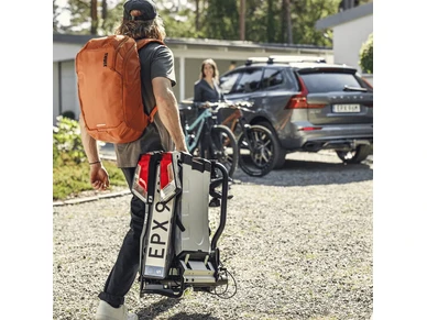 934100 Polkupyoran kuljetusteline THULE EasyFold XT 3 kokoontaitettava 13 pin pyorateline kolmelle pyoralle 4 kuva