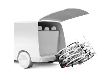 939000 Polkupyoran kuljetusteline THULE Velospace XT3 13 pin kolmelle pyoralle Thule pyorateline autoon Thule polkupyorateline autoon eBikeparts 3 image