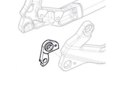 Fantic B FP197 MB01020115 takavaihtajan korvake punainen Fantic kuva