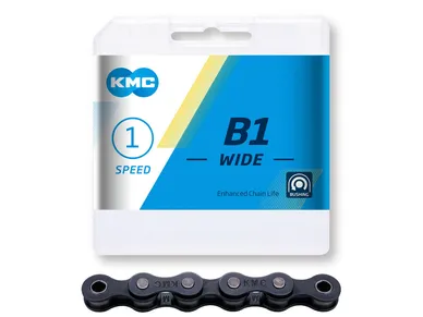BB1WB0112_Ketju_1-v_KMC_B1_Wide_Black_112l_ebikeparts kuva