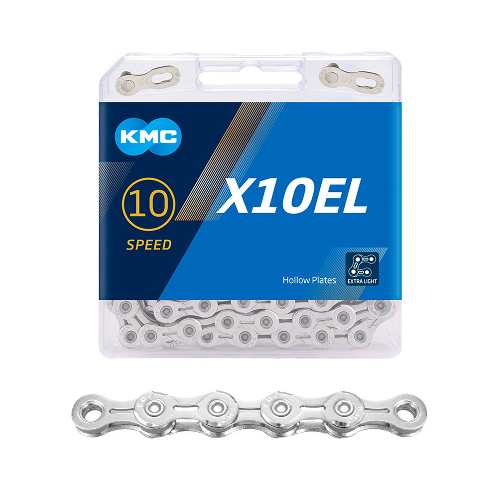 Kmc Chains Kmc X10 El Silver Chain 10-speed KMC X10EL Silver, 1/2
