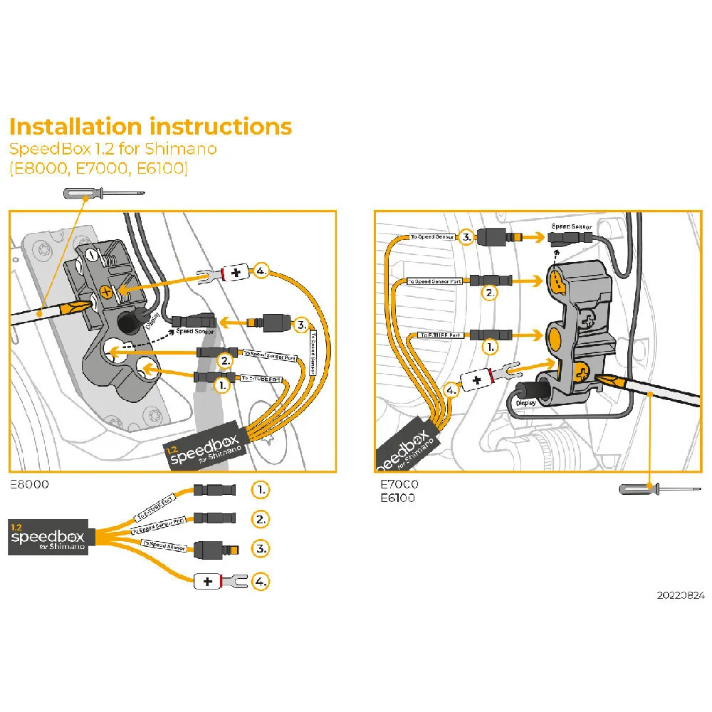 SpeedBox for Shimano Steps E8000, E7000, E6100, E5000