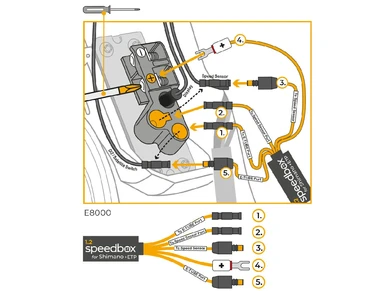 SB12 S SpeedBox 1 2 for Shimano Steps E8000 E7000 E6100 E5000 Shimano Steps rajoittimen ohitus saehkoepyoeraen viritys ebikeparts 5 kuva