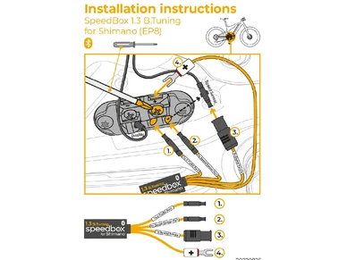 SB13BT S Tilaa SpeedBox 1 3 B Tuning for Shimano EP8 ebikeparts 3 kuva