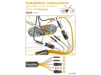 SB13 S EP8 SpeedBox 1 3 for Shimano EP8 e tube port shimano tuning ebikeparts 3 image