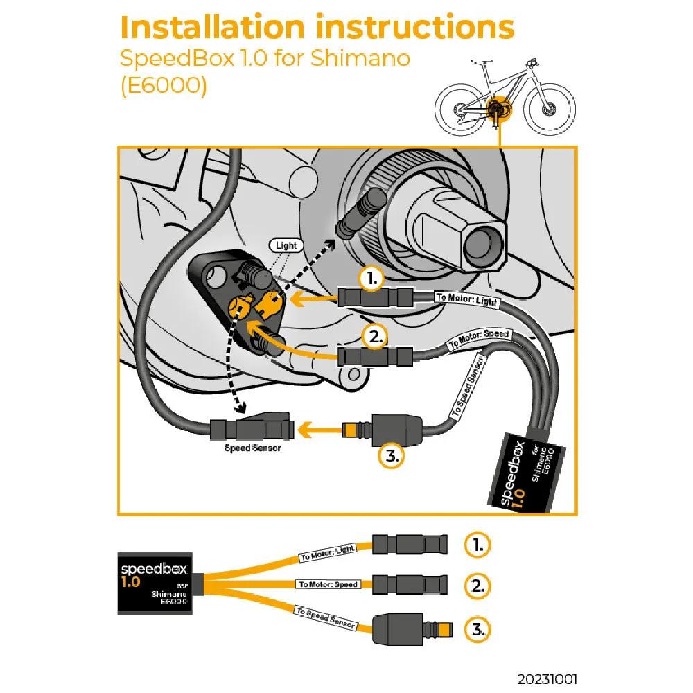 Order SpeedBox 1.0 for Shimano Steps E6000 - eBikeparts