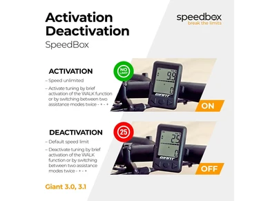 SB31 G SpeedBox 3 1 for Giant RideControl Go Luotettava kolmannen sukupolven Speedbox Giant saehkoepyoerille www ebikeparts fi 1 image