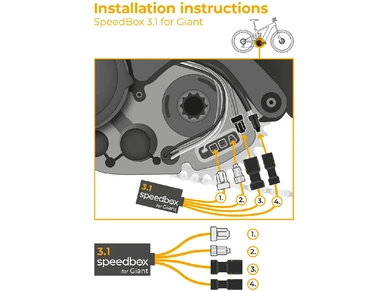 SB31 G SpeedBox 3 1 for Giant RideControl Go Luotettava kolmannen sukupolven Speedbox Giant saehkoepyoerille www ebikeparts fi 2 image