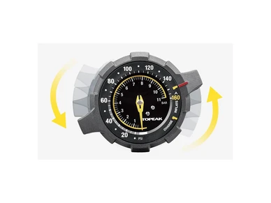 TJB BST3 Topeak Jalkapumppu JoeBlow Booster 160PSI musta Polkupyoran tyokalut verkkokaupasta www ebikeparts fi 3 image
