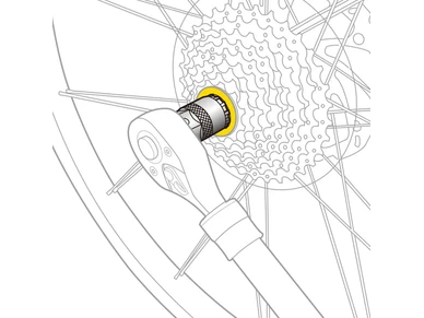 Topeak TPS SP39 Takapakka avain Rataspakka avain Rataspakan avain 1 image