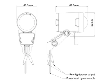 4099 0154 Etuled napadynamoon HERRMANS H Black Pro musta 2 image