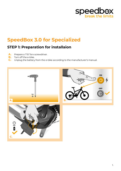 Speedbox specialized 3 asennusohje v2