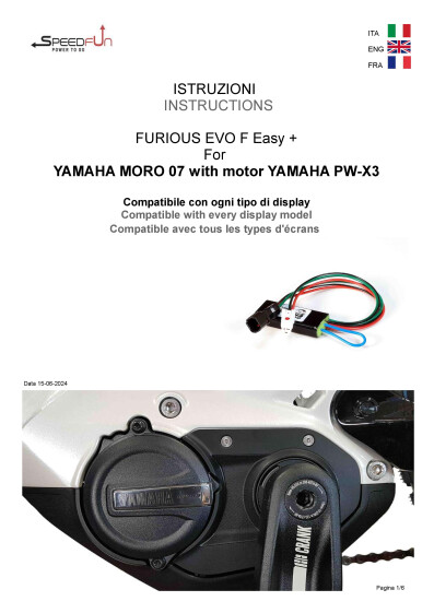 SPEEDFUN FURIOUS EVO F YAMAHA MORO 07 ASENNUSOHJE v2