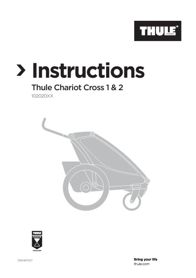 10202021 Lastenkuljetusperakarry THULE Chariot Cross1