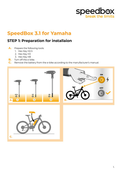 Speedbox 31 asennusohje yamaha pw x3